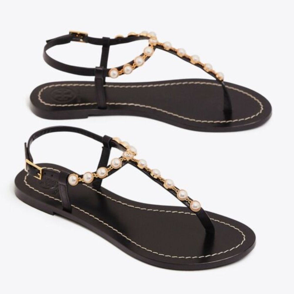 Tory Burch NEW Emmy Pearl Sandal with box